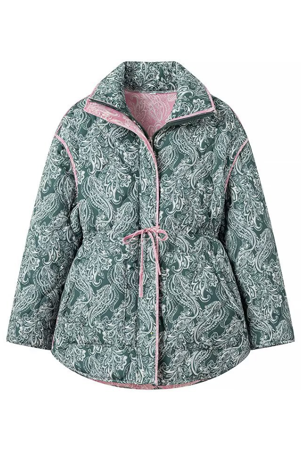 Zuleyka® | Modische und lässige, lockere, langärmlige Jacke aus Baumwolle mit Print