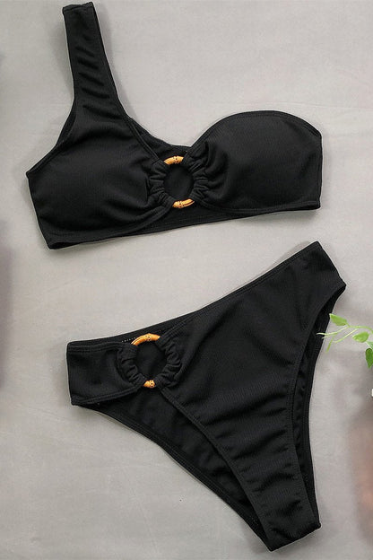 Alba® | Bikini mit einem Träger und hoher Taille