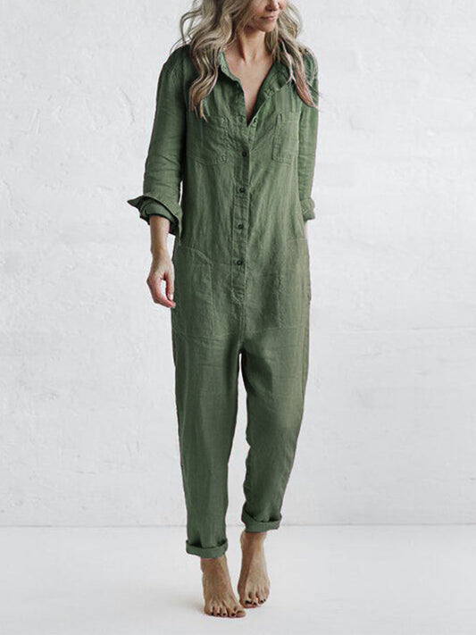 Wendula® | Jumpsuit mit Knopfleiste