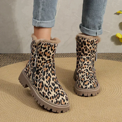 Yessica® | Stiefeletten mit Leopardenmuster für Damen