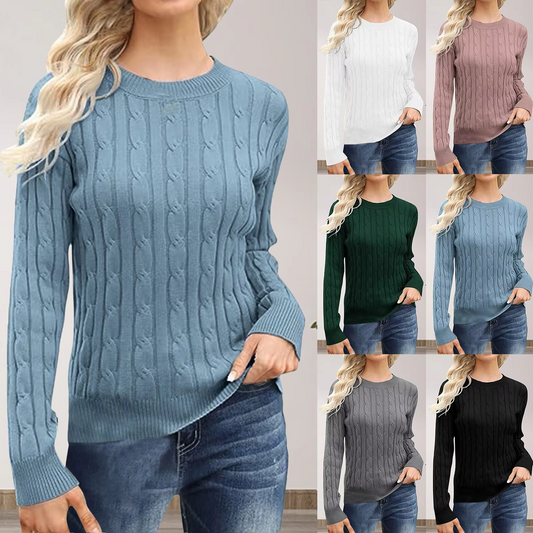 Virginia® | Lässiger Langarm-Strickpullover für Damen