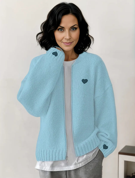 Petra® | Himmelblau HerzCardigan