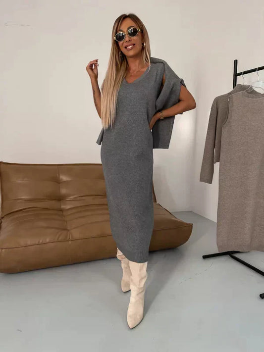 Tilla® | Passendes Set aus Rollkragenpullover und Kleid