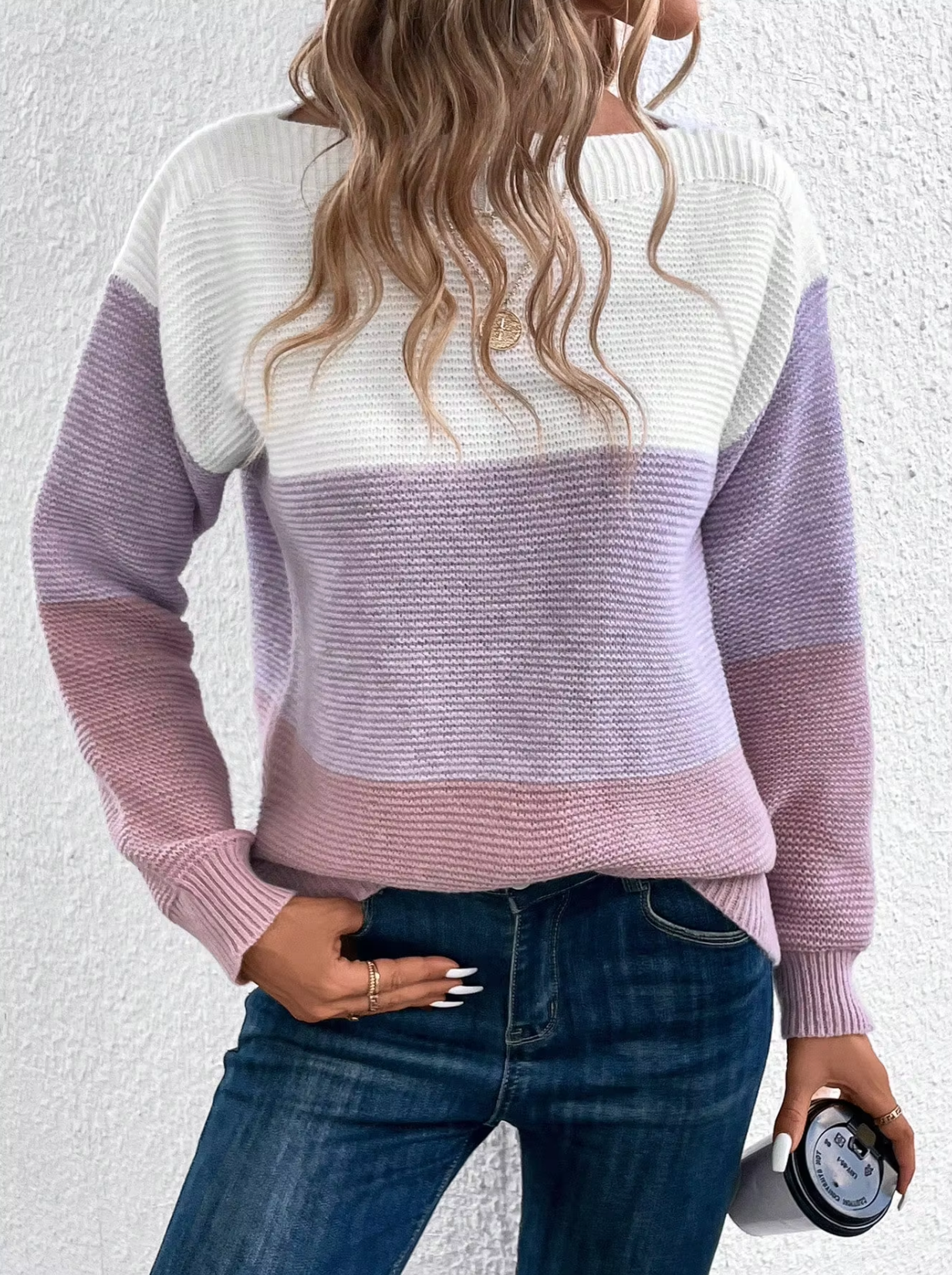 Rafaela® | Dreifarbiger Strickpullover