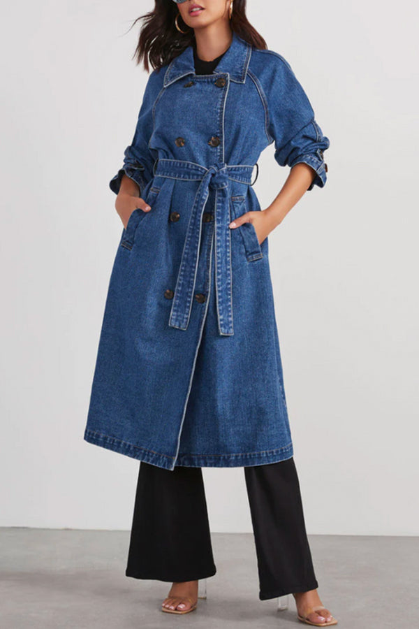 Zoe® | Chandry Denim-Trenchcoat