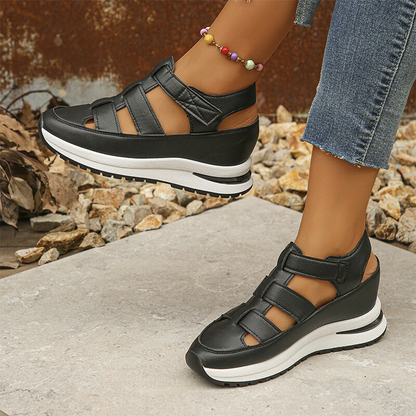 Renata® | Orthopädische Sneaker-Sandalen aus pflanzlichem Leder