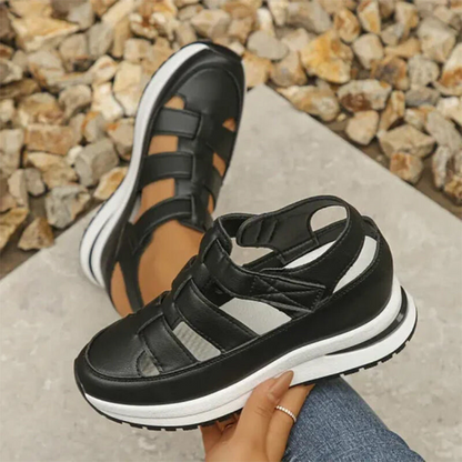 Renata® | Orthopädische Sneaker-Sandalen aus pflanzlichem Leder