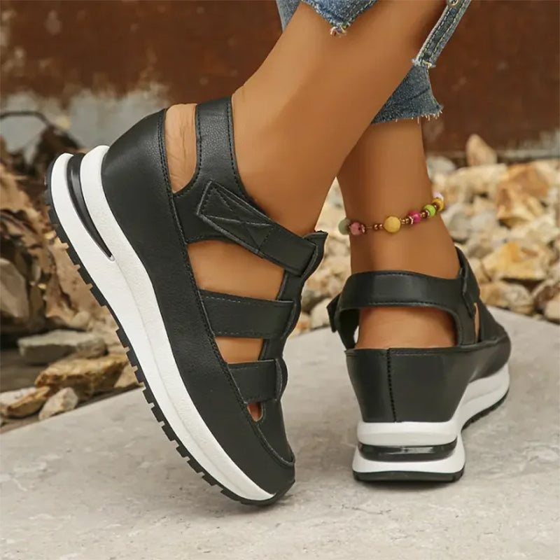 Renata® | Orthopädische Sneaker-Sandalen aus pflanzlichem Leder