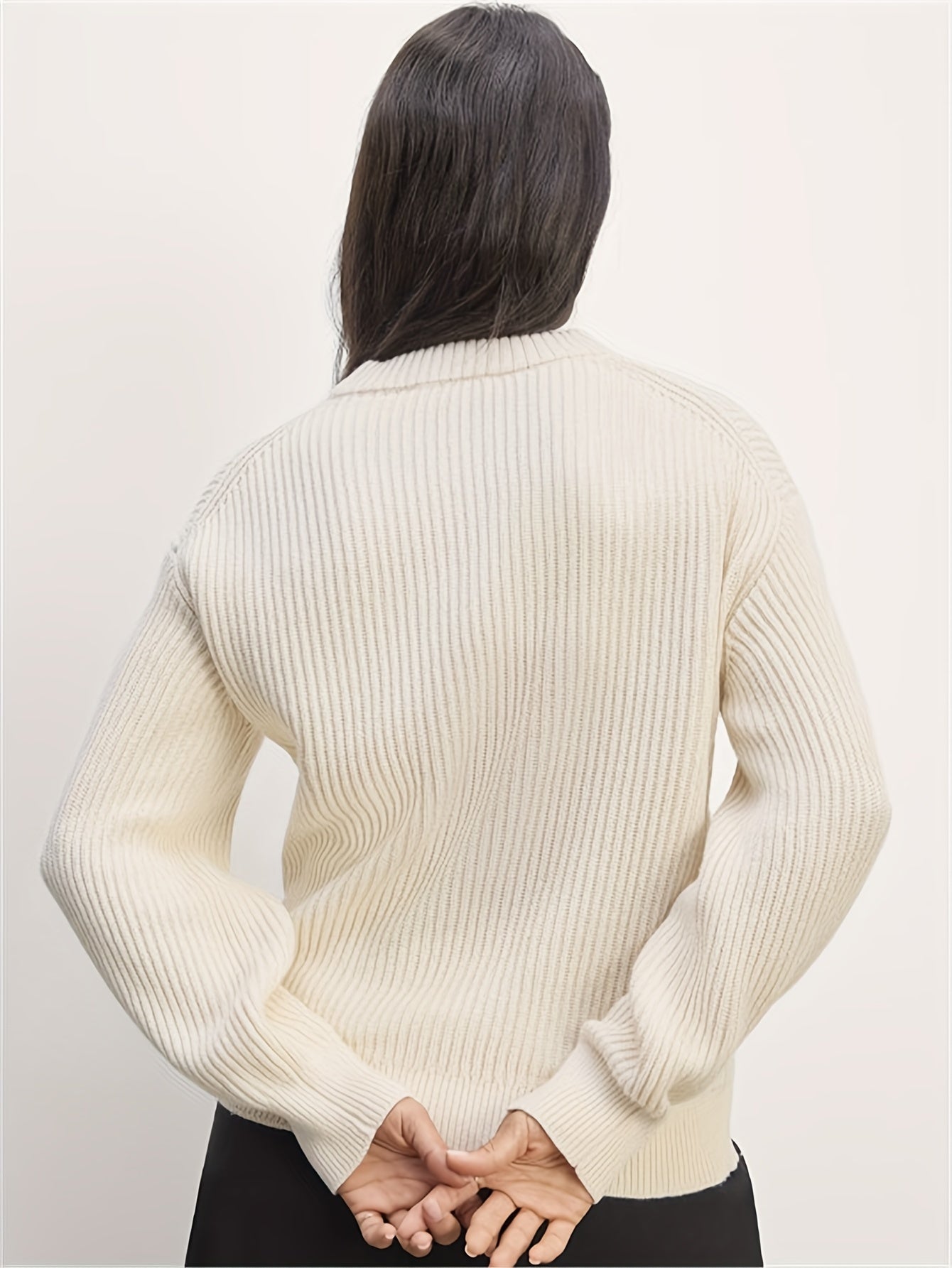 Zaida® | Weiter Vintage-Pullover mit Rundhalsausschnitt