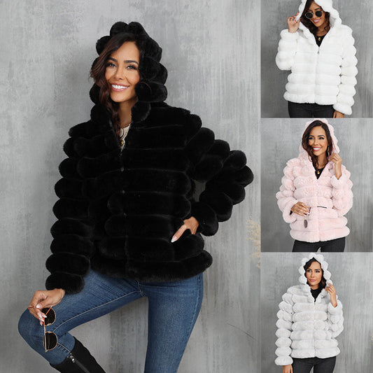 Paulina® | Stylische Pelz Winterjacke