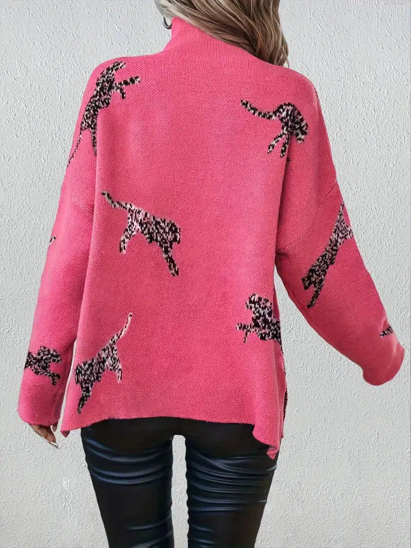 Ramona® | rosa langärmeliger Pullover