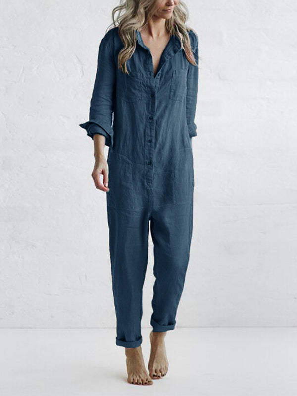 Wendula® | Jumpsuit mit Knopfleiste