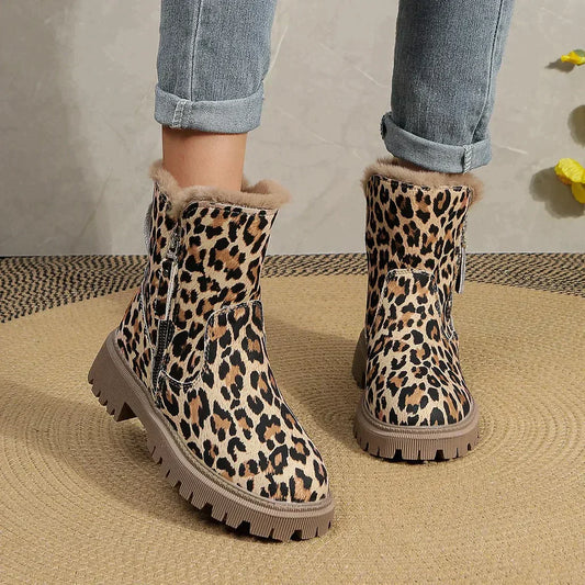 Patricia® | Stilvolle Winterstiefel mit Leopardenmuster