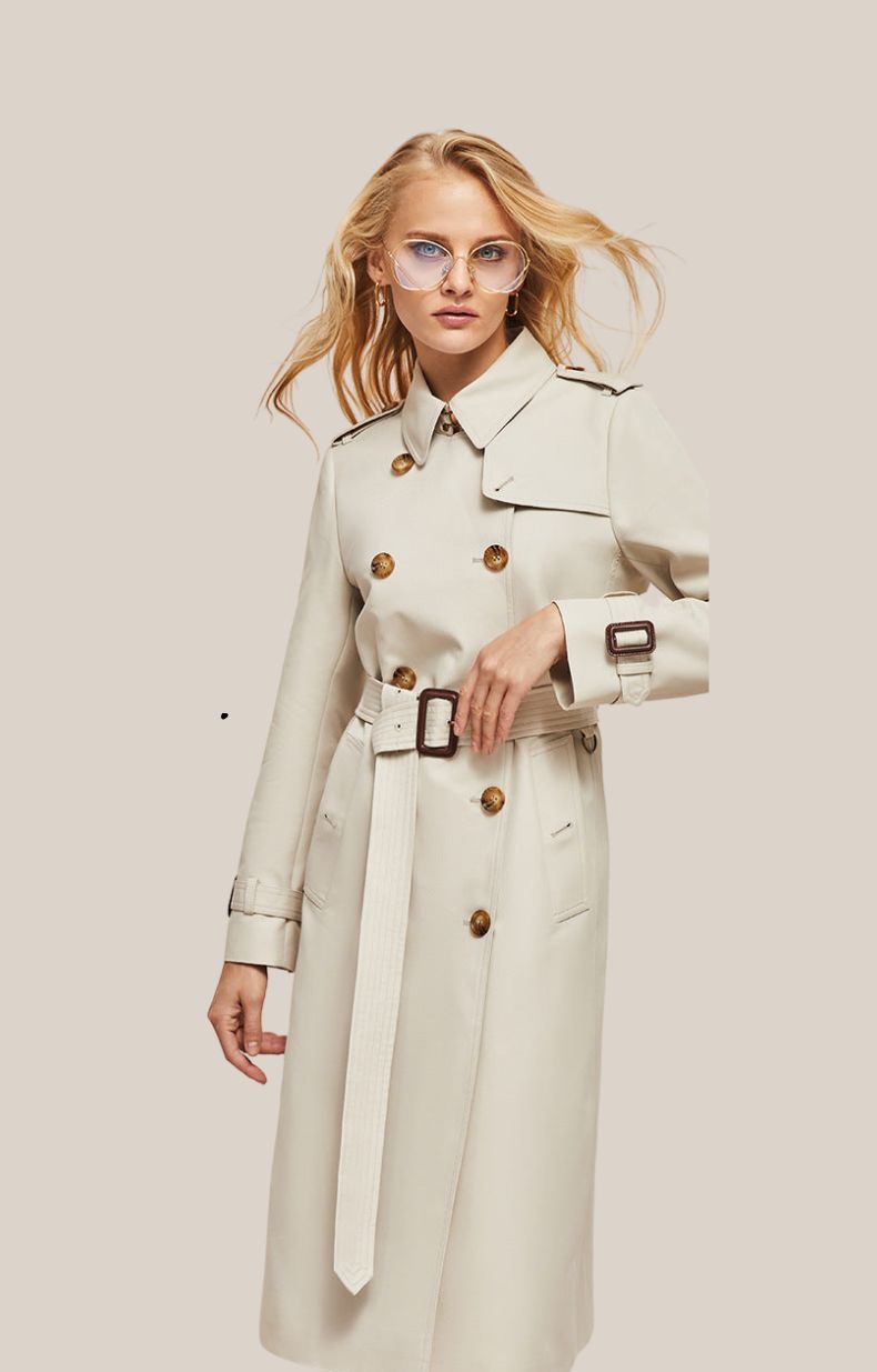 Perla® | Damen Casual Trenchcoat Für Den Winter