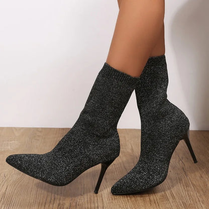 Perla® | Sexy High Heel Sockstiefel