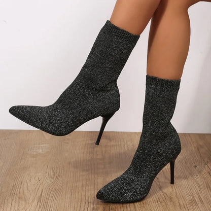 Perla® | Sexy High Heel Sockstiefel