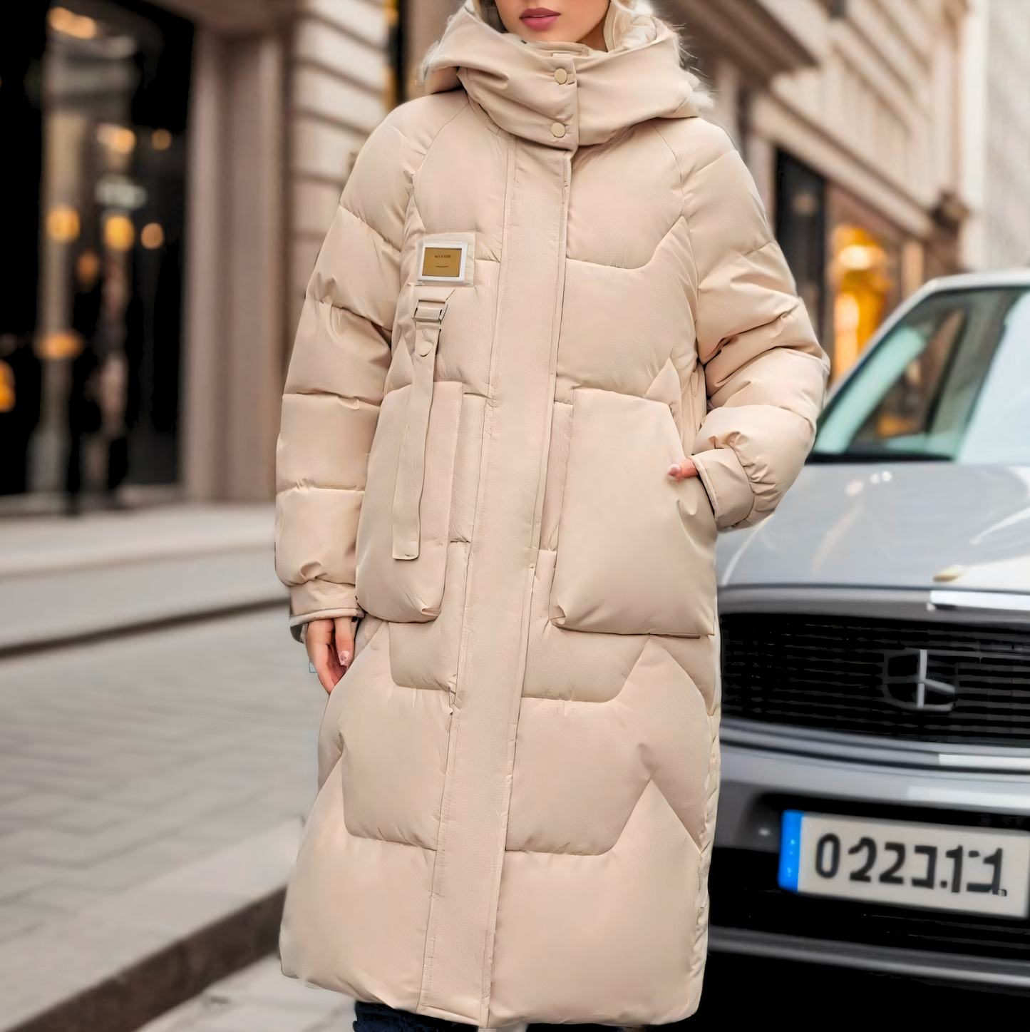 Zara® | Lange Pufferjacke