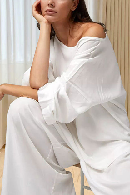 Patricia® | Solide, langärmlige, übergroße Loungewear