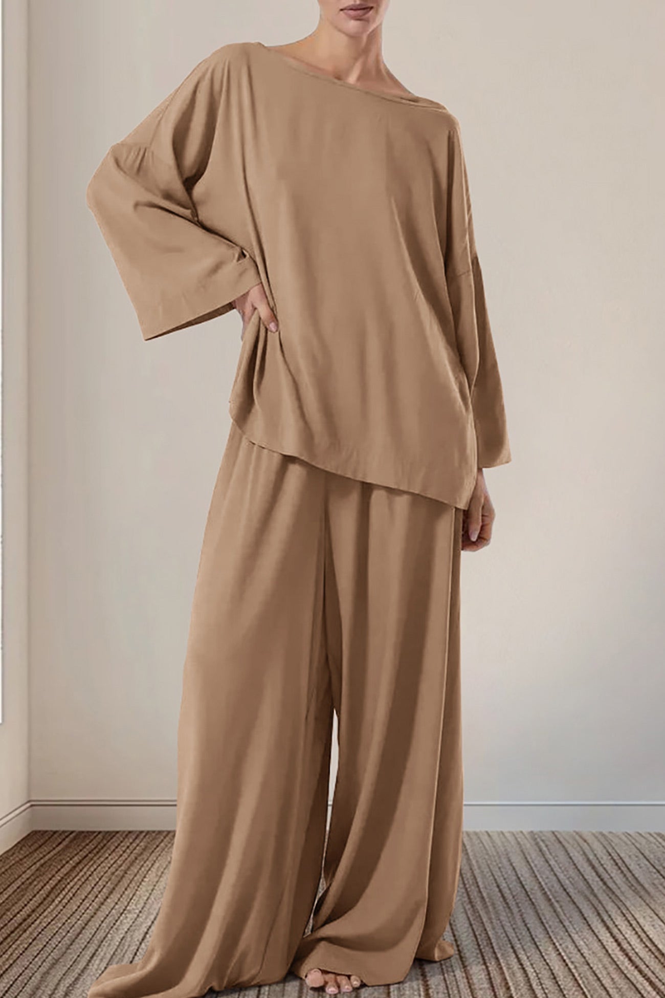 Patricia® | Solide, langärmlige, übergroße Loungewear