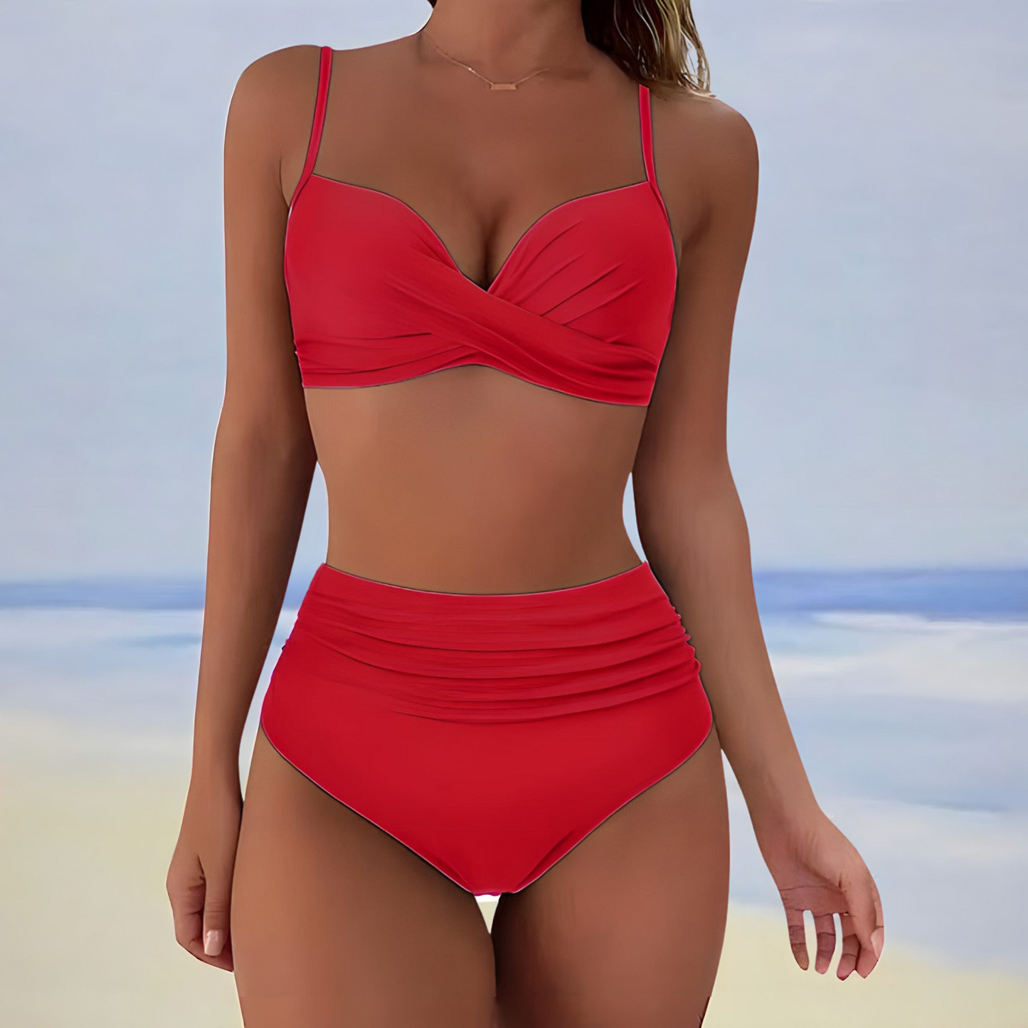 Emma® | Eleganter Bikini mit hoher Taille