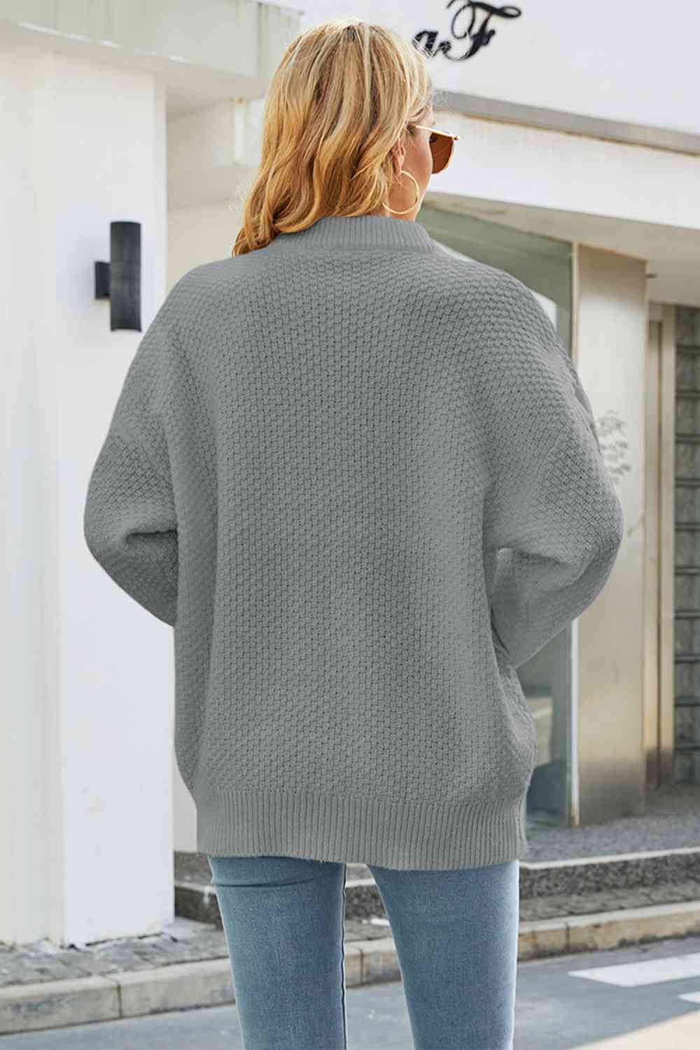 Olga® | Langärmliger Pullover mit Zopfmuster