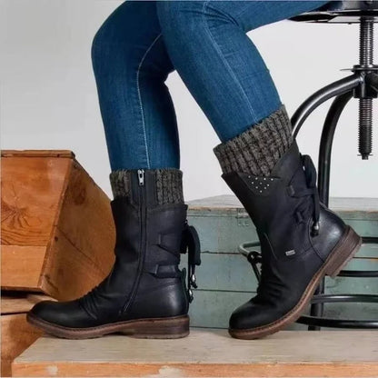 Lotte-Luise® | PREMIUM wasserdichte Stiefel mit Reißverschluss