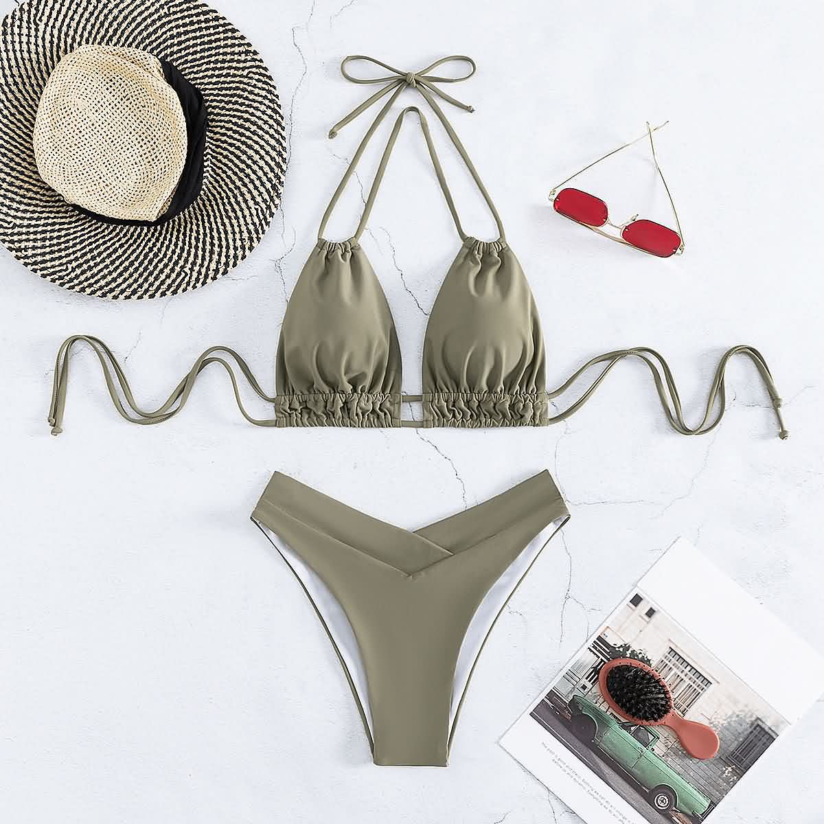 Talia® | Neckholder-Bikini mit Schleife