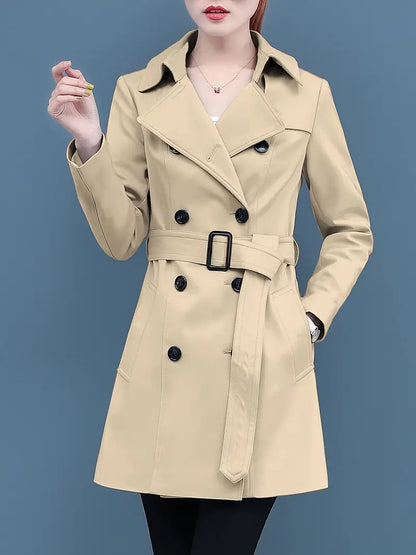 Xanthe® | Lässiger Trenchcoat Mit Doppelter Knopfleiste