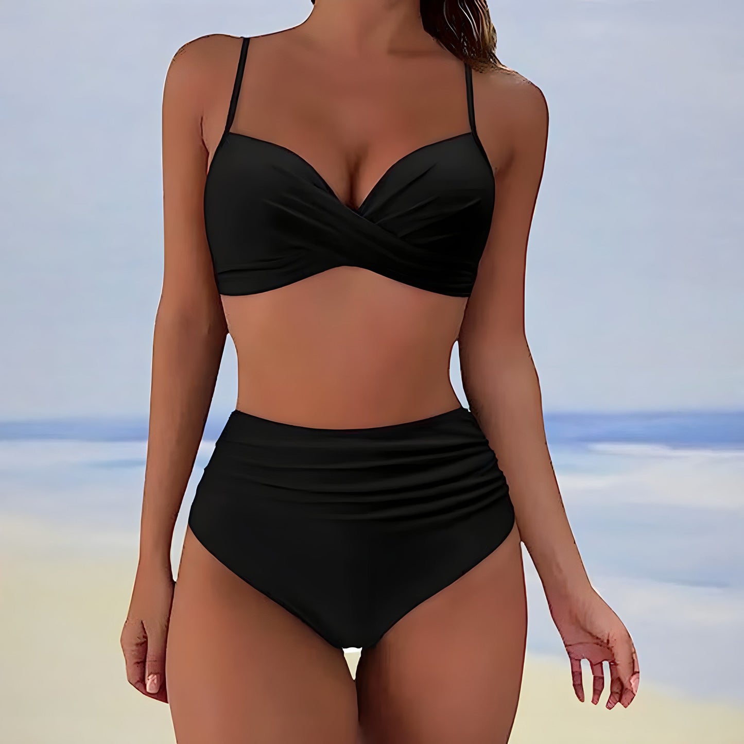 Emma® | Eleganter Bikini mit hoher Taille