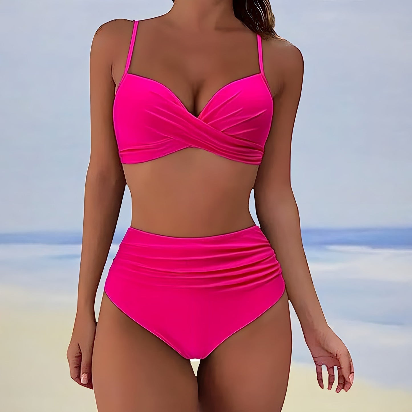 Emma® | Eleganter Bikini mit hoher Taille