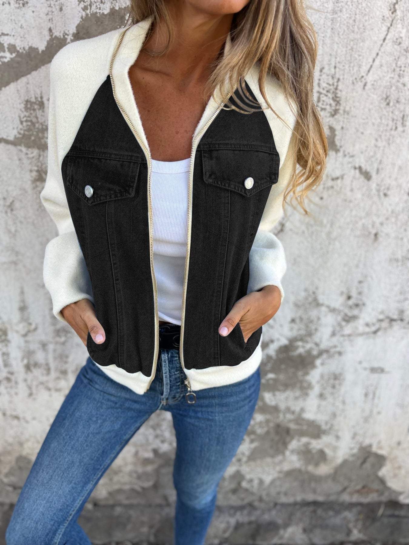 Xara® | Moderne Jacke mit Jeansstoff