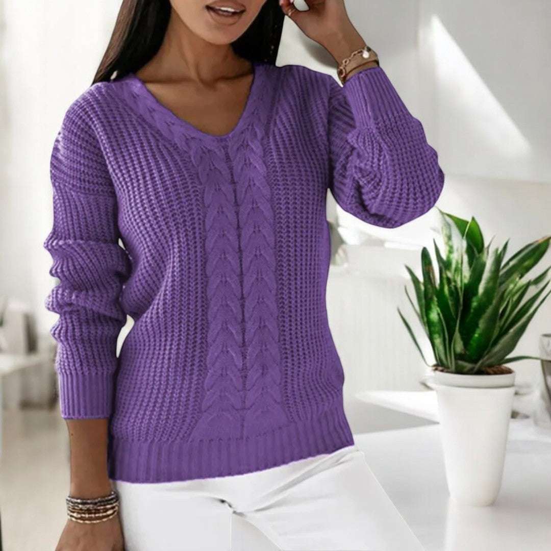 Abigail® | Eleganter Zopfmuster-Pullover