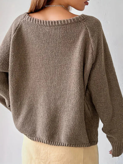 Oriana® | Schulterfreier Strickpullover