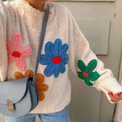 Olga® | Pullover mit Blumen